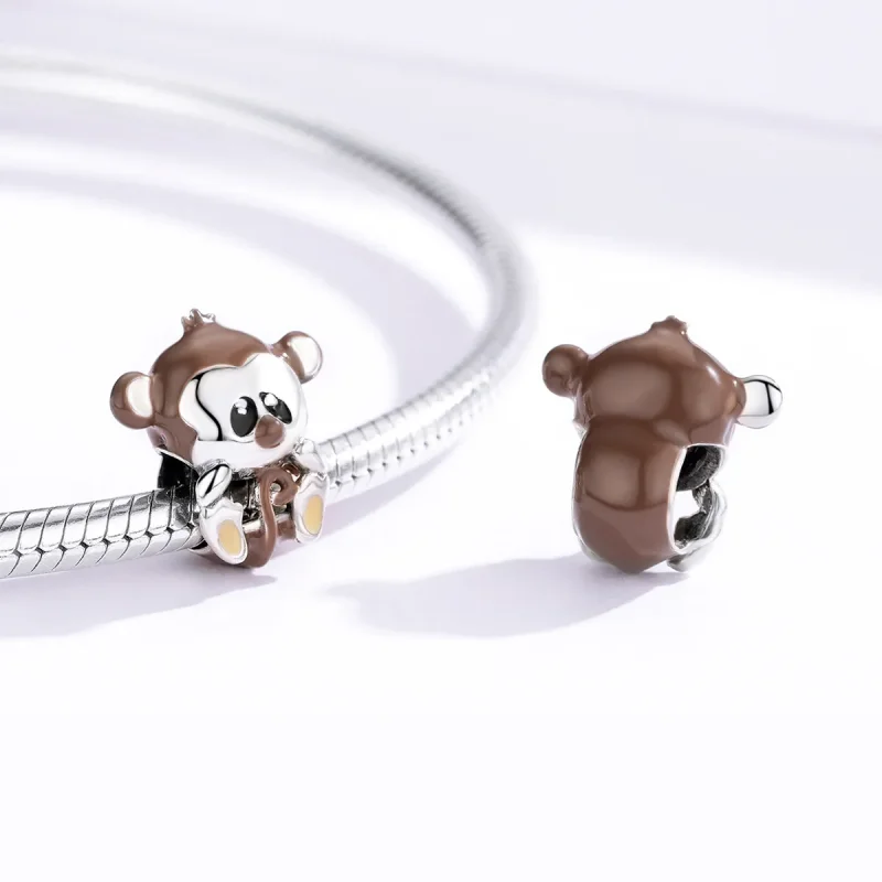 (zdjęcie do) Charms Typu Pandora Małpa - BSC125 - Wyświetl 4