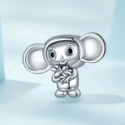 Charms Typu Pandora Małpa z wielkimi uszami - SCC2387
