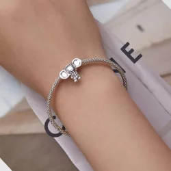 Charms Typu Pandora Małpa z wielkimi uszami - SCC2387