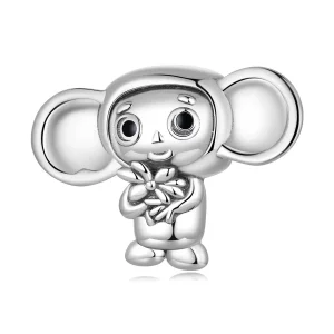 Charms Typu Pandora Małpa z wielkimi uszami - SCC2387