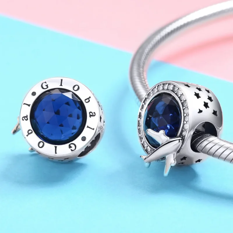 (zdjęcie do) Charms Typu Pandora Marzenie o podróżowaniu po okolicy - SCC895 - Wyświetl 3