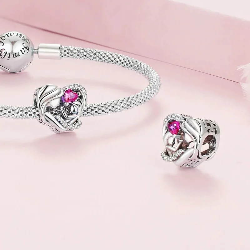 (zdjęcie do) Charms Typu Pandora Matka i dziecko - BSC685 - Wyświetl 4