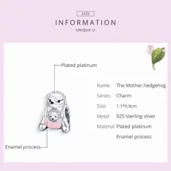 Charms Typu Pandora Matka Jeż - BSC239