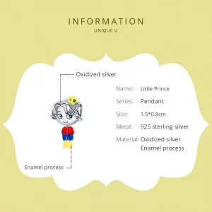 Charms Typu Pandora Mały Książe - SCC1813