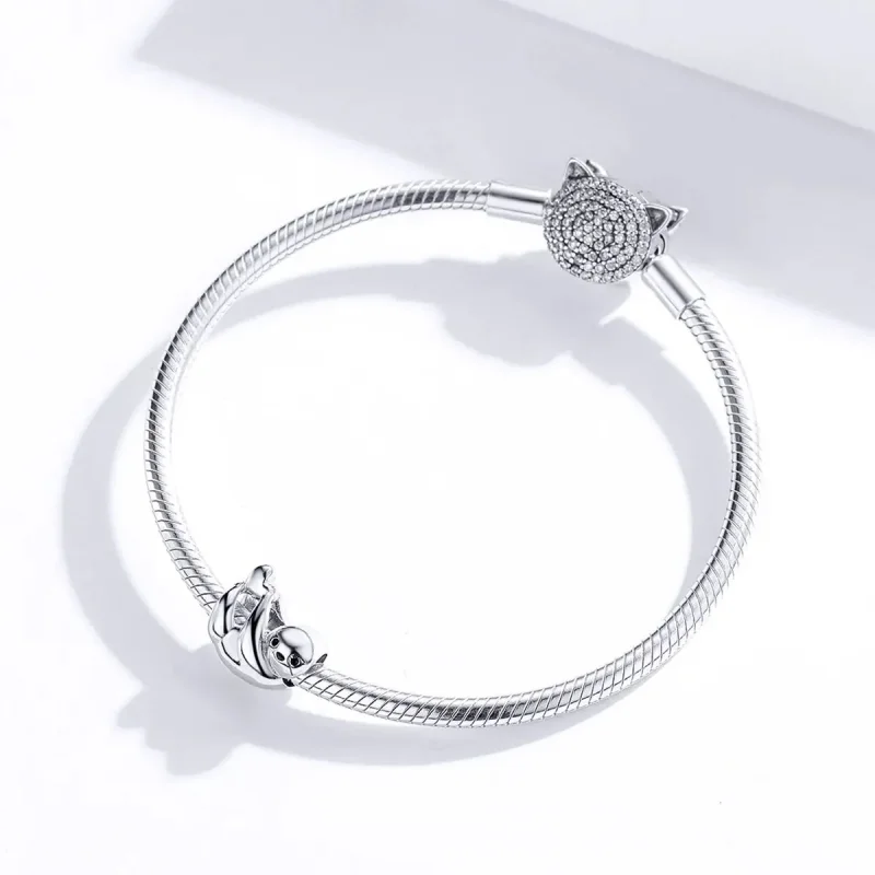 (zdjęcie do) Charms Typu Pandora Mały Leniwiec - BSC109 - Wyświetl 3