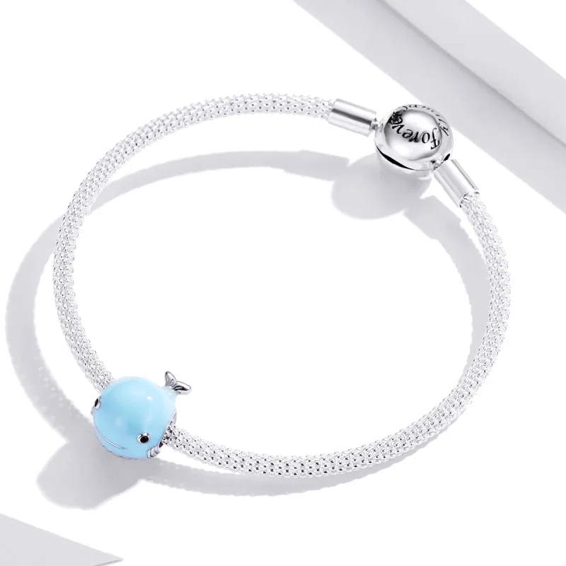 (zdjęcie do) Charms Typu Pandora Mały płetwal błękitny - BSC250 - Wyświetl 2