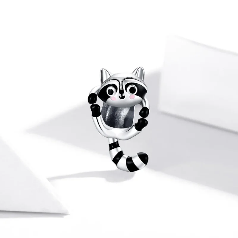 (zdjęcie do) Charms Typu Pandora Mały Szop pracz - BSC403 - Wyświetl 2