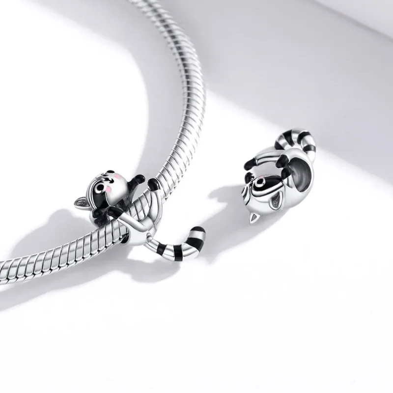 (zdjęcie do) Charms Typu Pandora Mały Szop pracz - BSC403 - Wyświetl 4