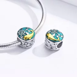 Charms Typu Pandora Mały wieloryb - SCC1296