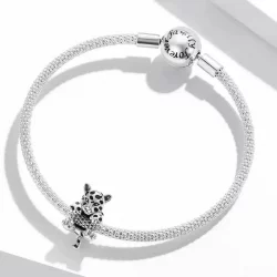 Charms Typu Pandora Śmieszny Mały Gepard - BSC556