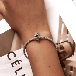 Charms Typu Pandora Śmieszny Mały Gepard - BSC556