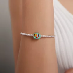Charms Typu Pandora Mini kolorowy telewizor - SCC1861