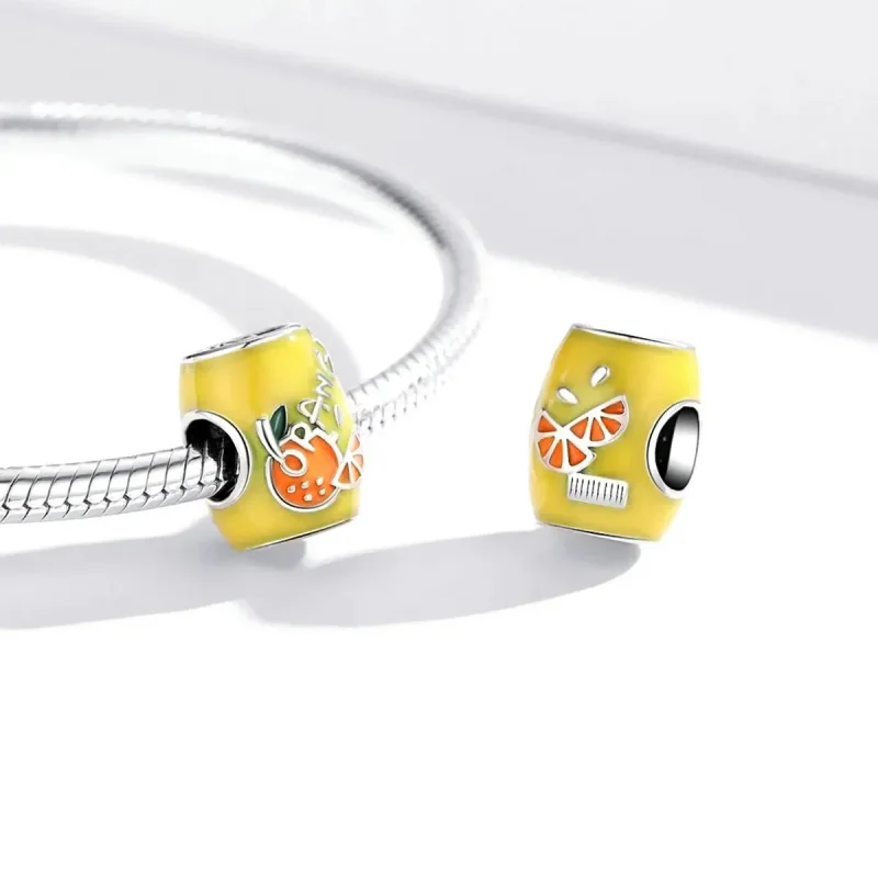 (zdjęcie do) Charms Typu Pandora Mini Sok Pomarańczowy - SCC1948 - Wyświetl 3