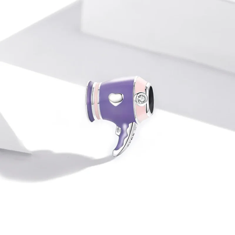 (zdjęcie do) Charms Typu Pandora Mini suszarka do włosów - SCC1865 - Wyświetl 2