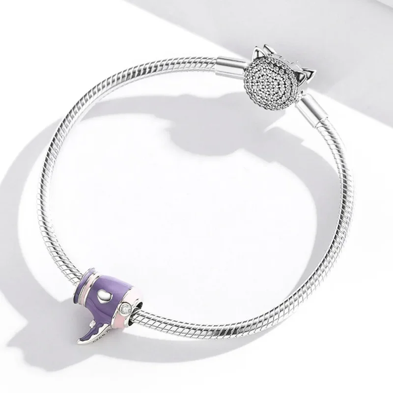 (zdjęcie do) Charms Typu Pandora Mini suszarka do włosów - SCC1865 - Wyświetl 4