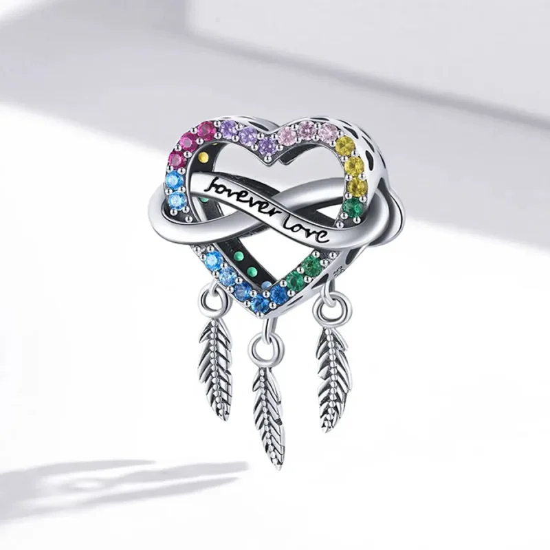 (zdjęcie do) Charms Typu Pandora Miłość łapacz snów - BSC506 - Wyświetl 2