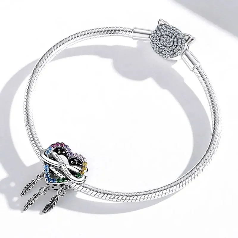 (zdjęcie do) Charms Typu Pandora Miłość łapacz snów - BSC506 - Wyświetl 3