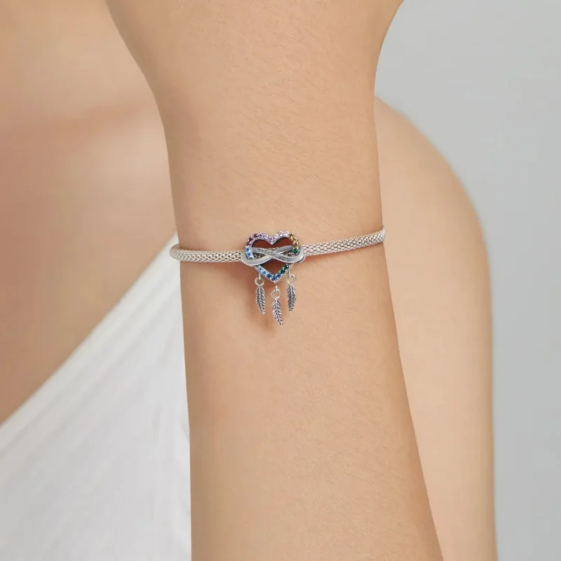 (zdjęcie do) Charms Typu Pandora Miłość łapacz snów - BSC506 - Wyświetl 4