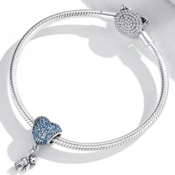 Charms Typu Pandora Miłość Balonowy Miś - SCC2023
