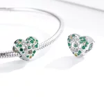 Charms Typu Pandora Miłość Czterolistna Koniczyna - BSC301