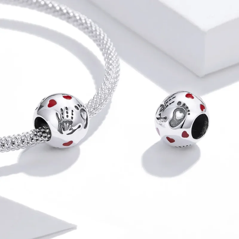 (zdjęcie do) Charms Typu Pandora Miłość na dłoni - SCC1827 - Wyświetl 4