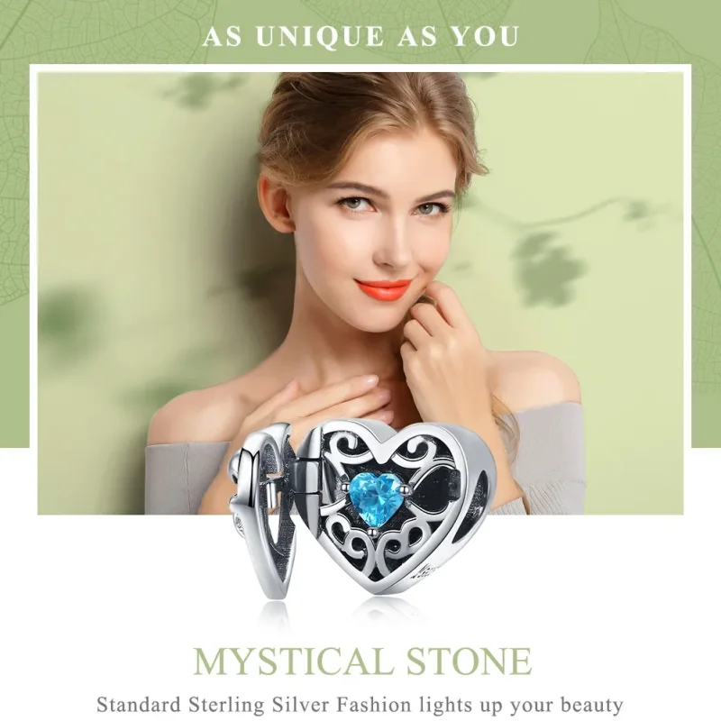 (zdjęcie do) Charms Typu Pandora Mistyczny Kamień - SCC1053 - Wyświetl 2