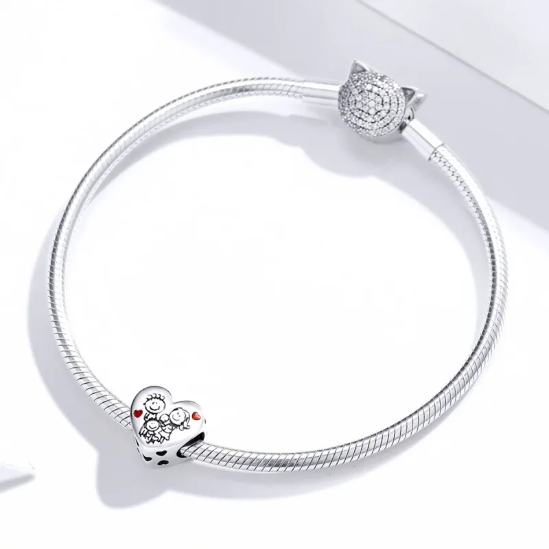 (zdjęcie do) Charms Typu Pandora Moja rodzina - BSC237 - Wyświetl 3