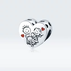 Charms Typu Pandora Moja rodzina - BSC237