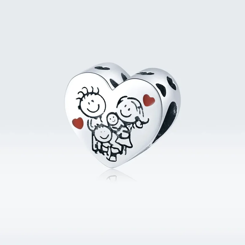 (zdjęcie do) Charms Typu Pandora Moja rodzina - BSC237 - Wyświetl 5