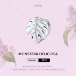 Charms Typu Pandora Monstera Deliciosa - BSC141