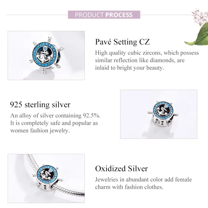 (zdjęcie do) Charms Typu Pandora Morski - SCC1200 - Wyświetl 4