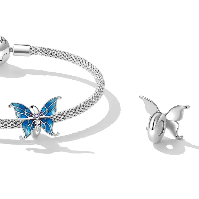 (zdjęcie do) Charms Typu Pandora Motyl - SCC2326 - Wyświetl 4