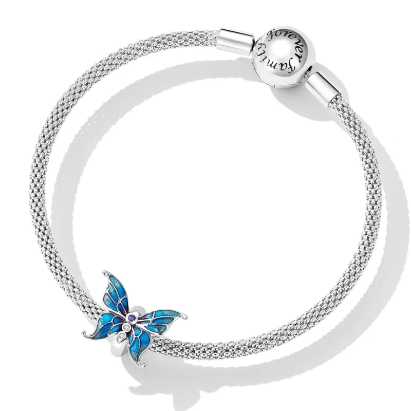 (zdjęcie do) Charms Typu Pandora Motyl - SCC2326 - Wyświetl 5