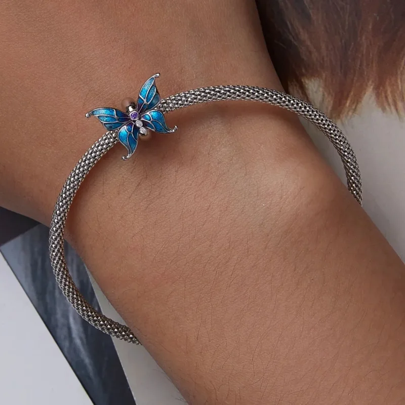 (zdjęcie do) Charms Typu Pandora Motyl - SCC2326 - Wyświetl 6