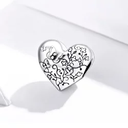 Charms Typu Pandora Motyl winorośli - SCC1603