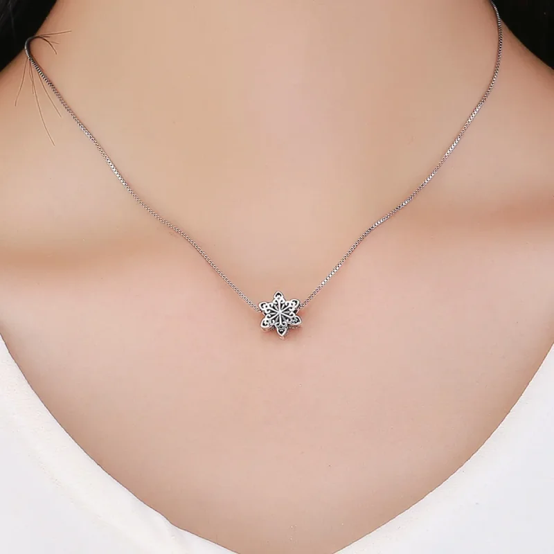 (zdjęcie do) Charms Typu Pandora Musujący płatek śniegu - SCC719 - Wyświetl 5