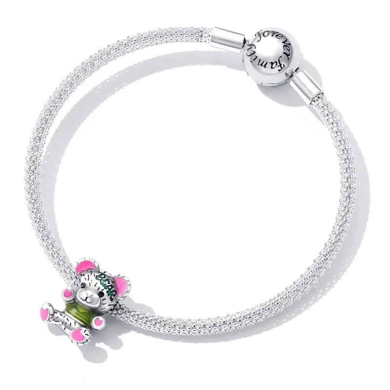 (zdjęcie do) Charms Typu Pandora Neonowa lalka miś - SCC2231 - Wyświetl 5