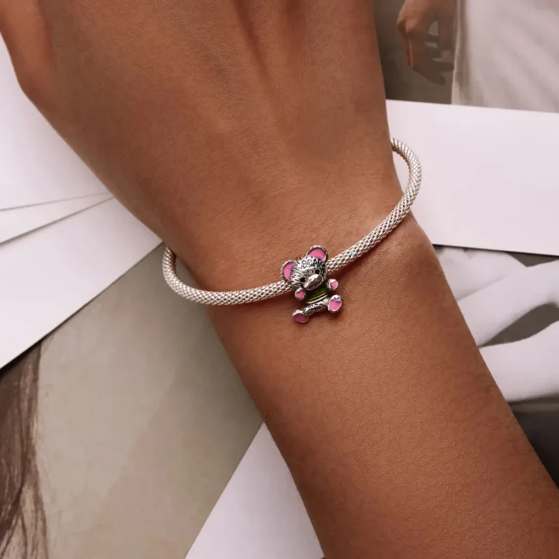 (zdjęcie do) Charms Typu Pandora Neonowa lalka miś - SCC2231 - Wyświetl 6