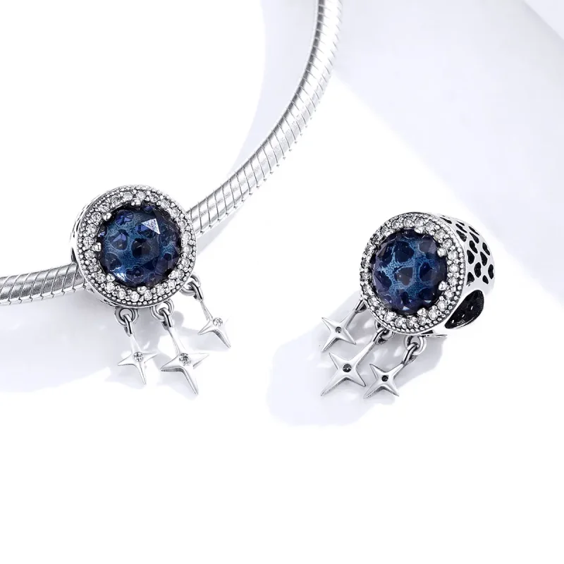 (zdjęcie do) Charms Typu Pandora Niebieska gwiazda - SCC1432 - Wyświetl 3
