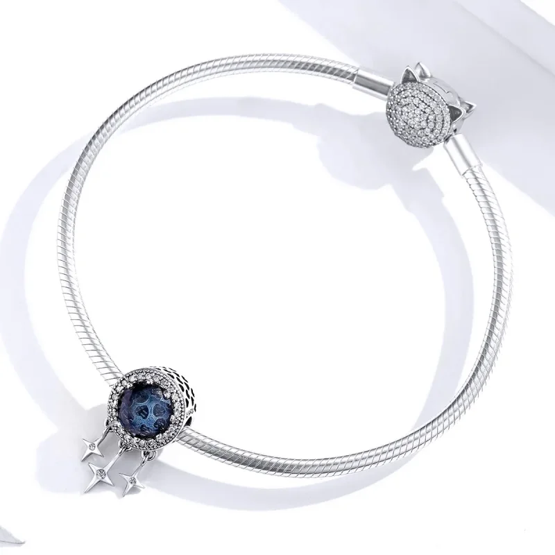 (zdjęcie do) Charms Typu Pandora Niebieska gwiazda - SCC1432 - Wyświetl 4