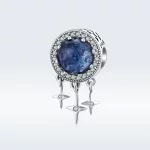 Charms Typu Pandora Niebieska gwiazda - SCC1432