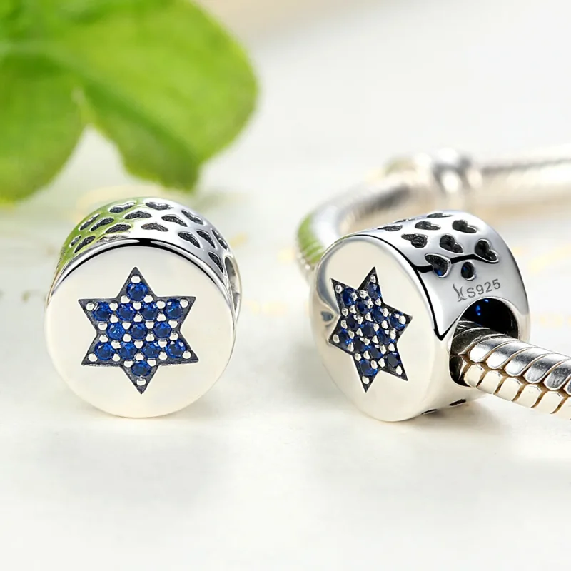(zdjęcie do) Charms Typu Pandora Niebieska wiara - SCC105 - Wyświetl 2