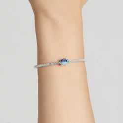Charms Typu Pandora niebieski lotos - SCC2020