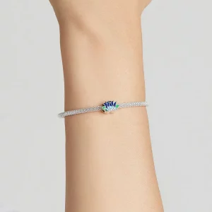 Charms Typu Pandora niebieski lotos - SCC2020