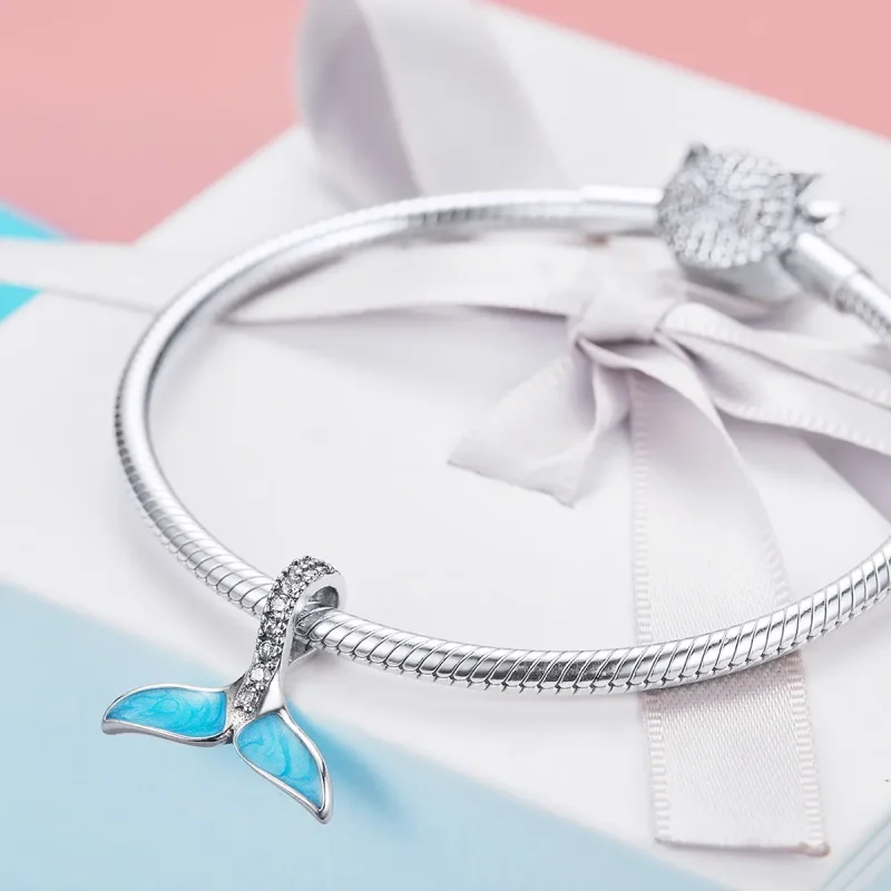(zdjęcie do) Charms Typu Pandora Niebieski rybi ogon - SCC1067 - Wyświetl 3