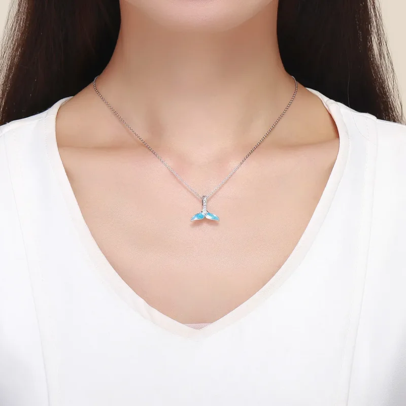 (zdjęcie do) Charms Typu Pandora Niebieski rybi ogon - SCC1067 - Wyświetl 4