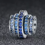 Charms Typu Pandora Niebieski rytm - SCC129