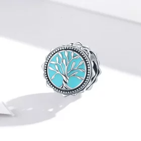 Charms Typu Pandora Niebieskie Drzewo Życia - BSC503