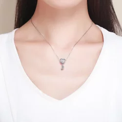 Charms Typu Pandora Niedźwiedź i balon - SCC1054