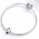 Charms Typu Pandora Niedźwiedź pana młodego - SCC1473